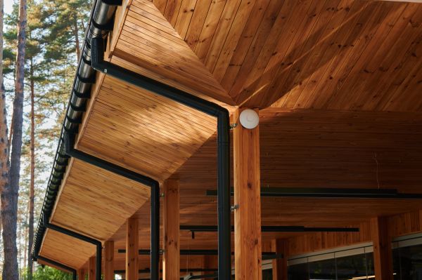 Porch Gutter Installation in Senoia