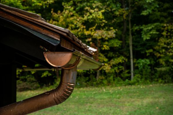 Copper Gutter Replacement in Senoia