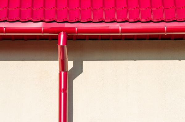 Barn Downspout Installation in Senoia
