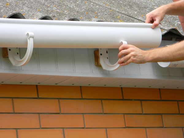 Half Round Gutter Installation in Senoia
