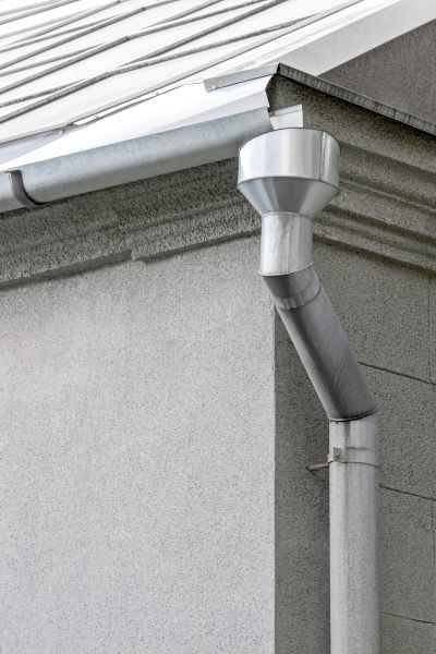 Galvanized Gutter Installation in Senoia