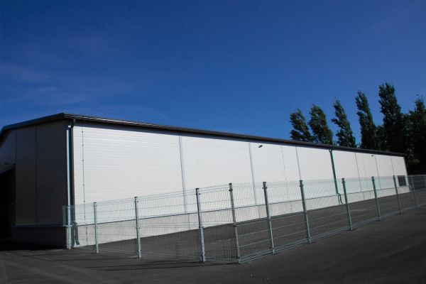 Warehouse Gutter Installation in Senoia