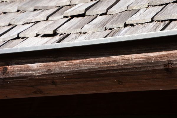 Wood Rain Gutter Installation in Senoia