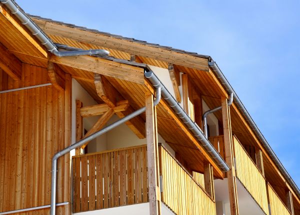 Balcony Gutter Installation in Senoia